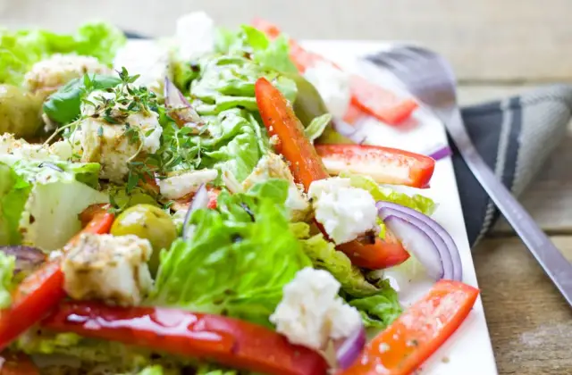 Barley, Feta & Herb Salad &ndash; lunch on the 7-Day Diabetic Meal Plan