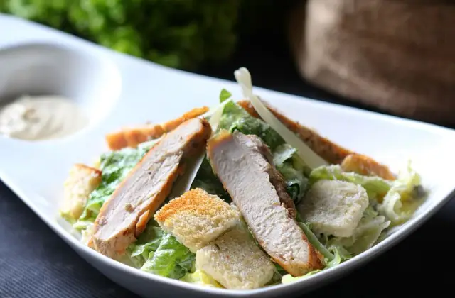 Chicken Caesar, No Croutons &ndash; lunch on the 7-Day Keto Meal Plan