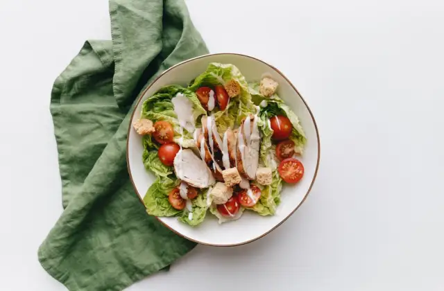 Chicken Caesar Wrap, Made Properly &ndash; lunch on the 7-Day High Protein Meal Plan