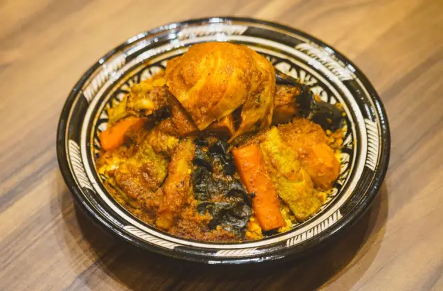 Chicken & Roasted Vegetable Couscous &ndash; lunch on the 7-Day Calorie Deficit Meal Plan