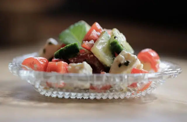 Cottage Cheese & Cucumber &ndash; snack on the 7-Day High Protein Low Carb Meal Plan