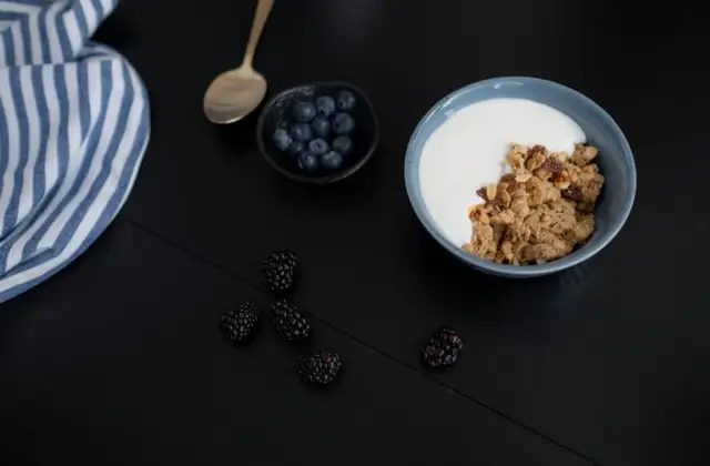 Oats with Greek Yogurt & Berries &ndash; breakfast on the 7-Day Diabetic Meal Plan