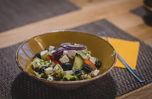 Roasted Vegetable & Feta Grain Bowl &ndash; lunch on the 7-Day Vegetarian Meal Plan