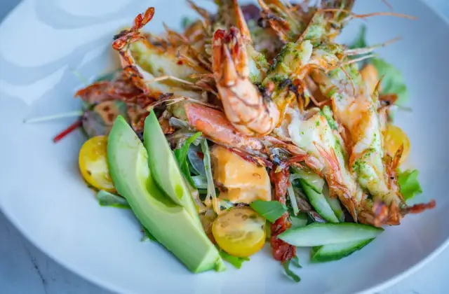 Shrimp & Avocado Salad &ndash; lunch on the 7-Day GLP-1 Meal Plan