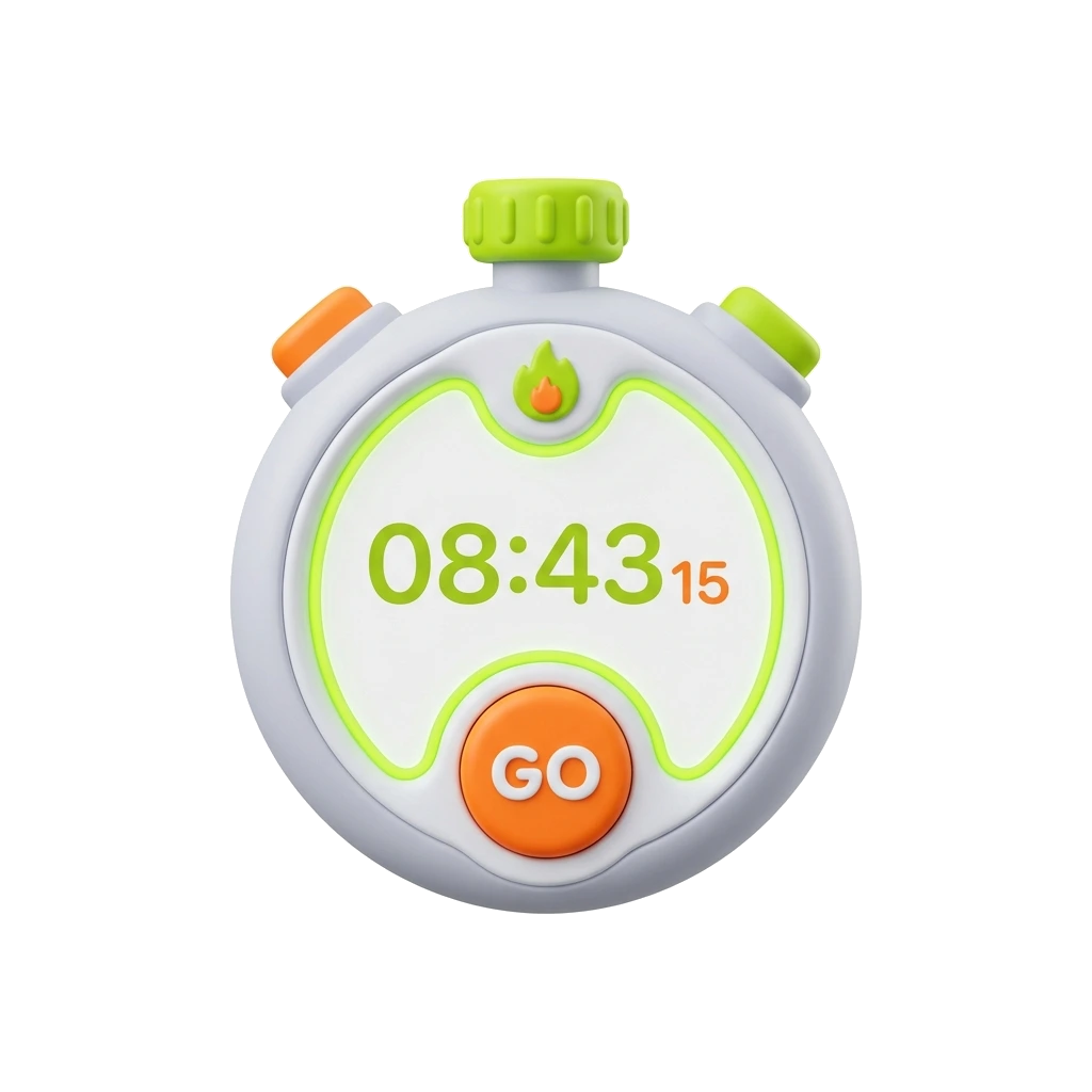 Stopwatch timer illustration