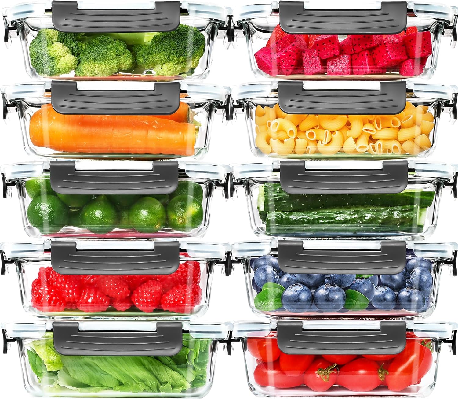 Glass Meal-Prep Containers