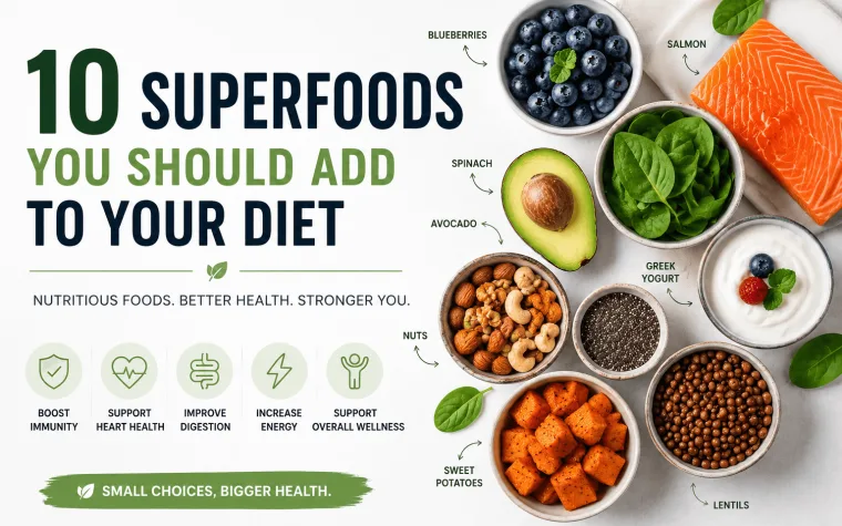 10 Superfoods You Should Add to Your Diet Today