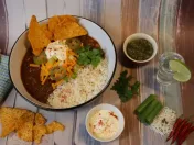 Puten-Chili mit Reis