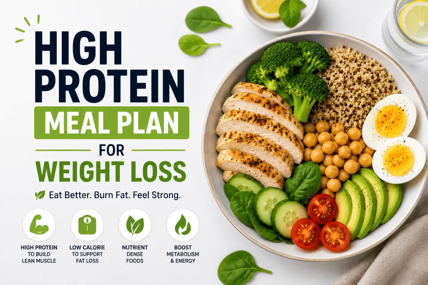 High Protein Meal Plan for Weight Loss