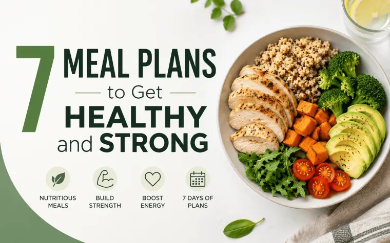 7 Meal Plans to Get Healthy and Strong