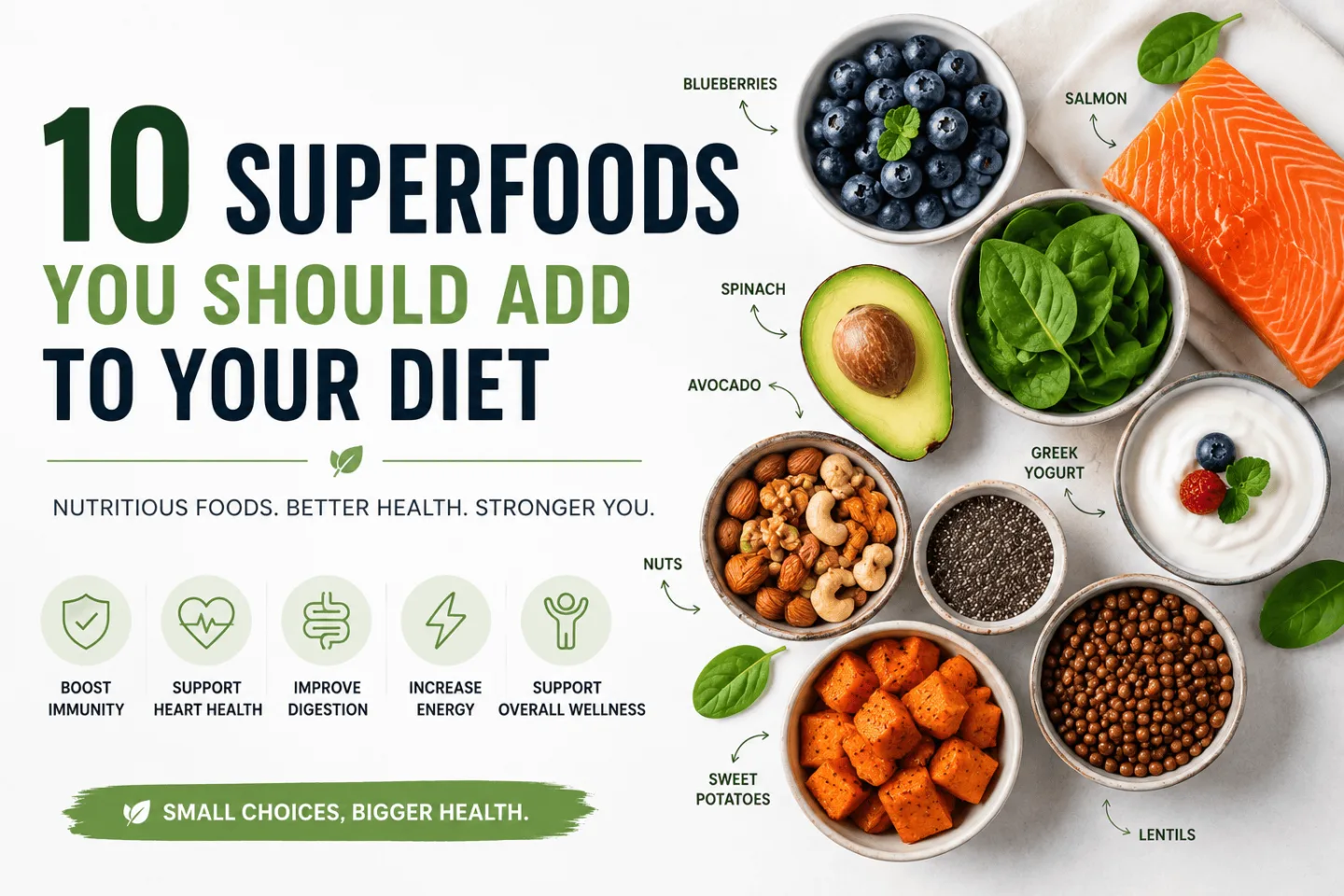 10 Superfoods You Should Add to Your Diet Today