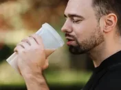 Whey-Protein-Shake mit Banane